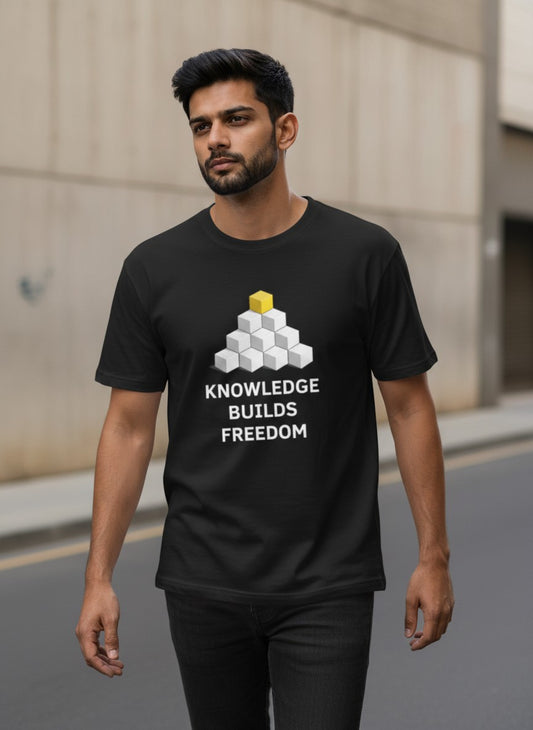 Freedom Through Knowledge Tee | Knowledge builds freedom