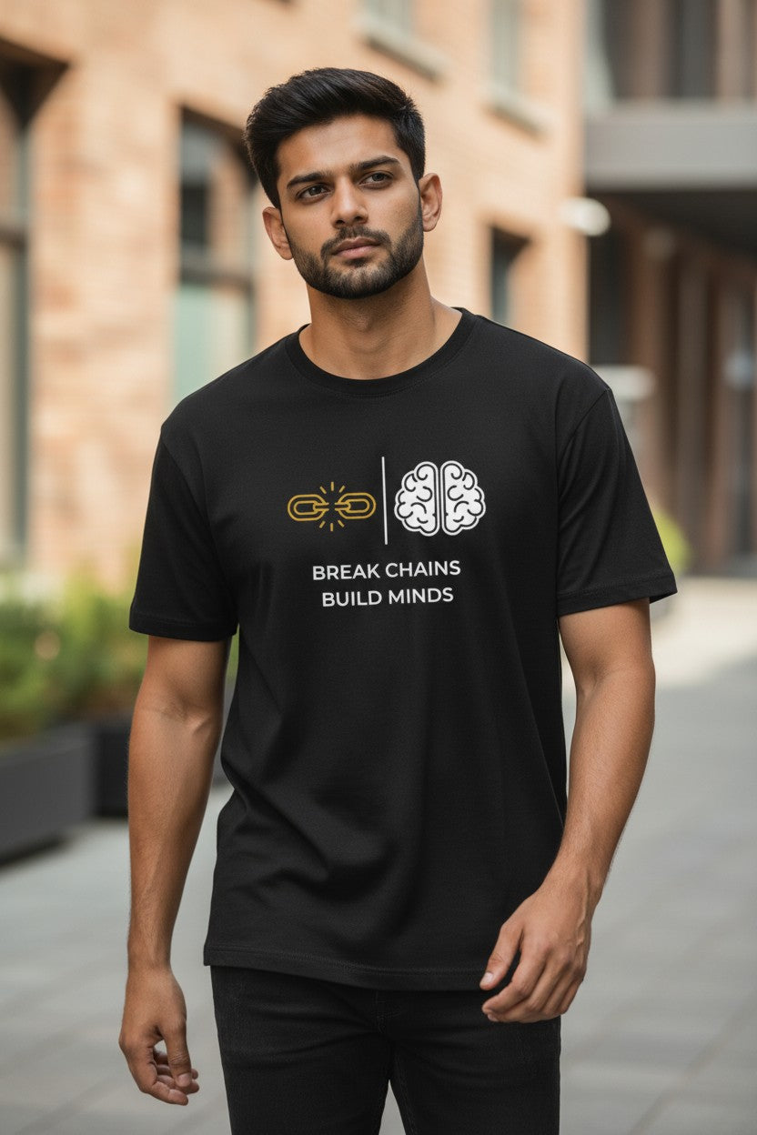 Break Chains Tee | Break chains. Build minds.
