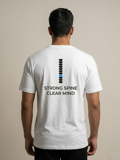 Strong Spine Tee  Strong spine. Clear mind.
