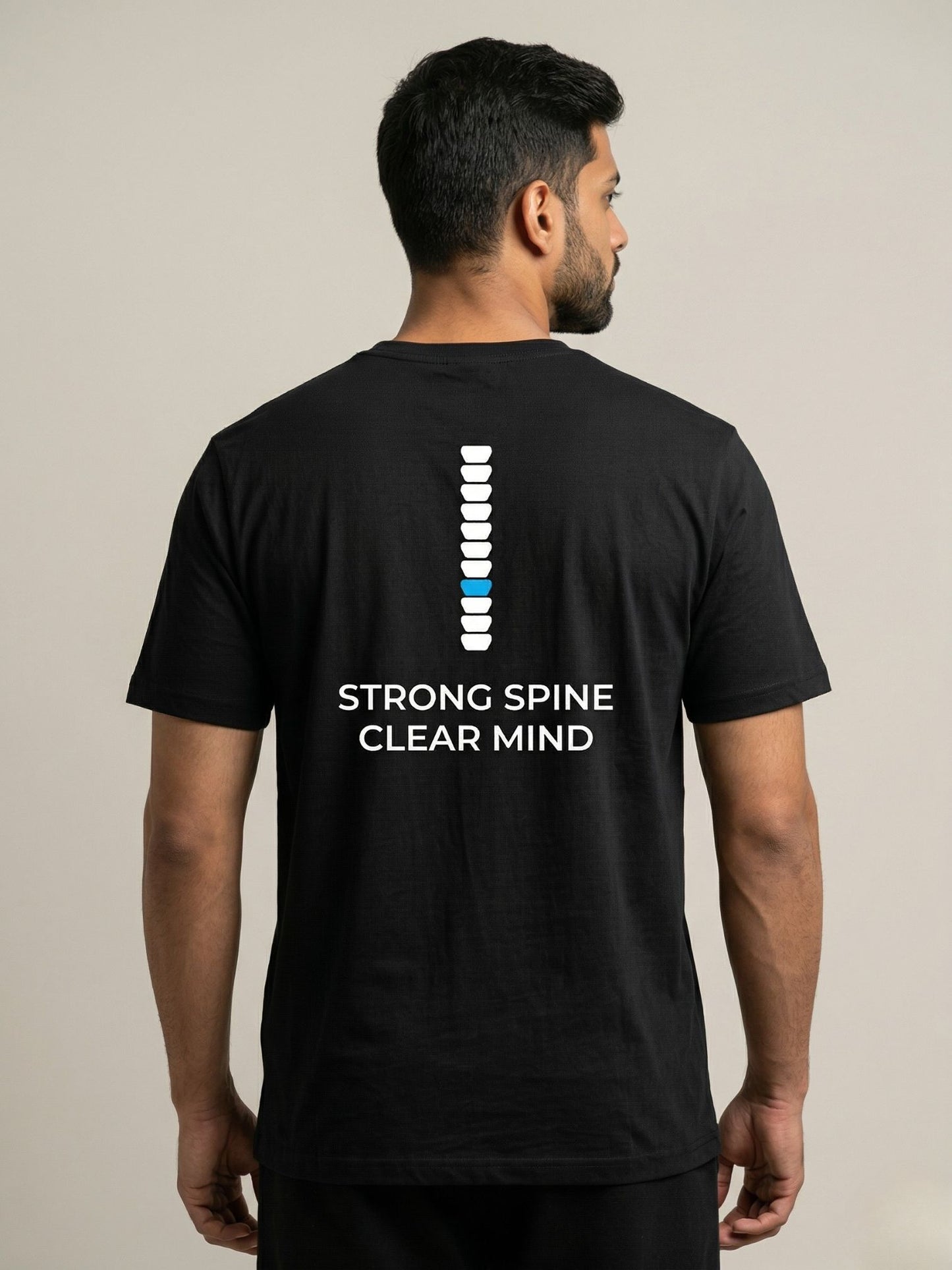 Strong Spine Tee | Strong spine. Clear mind. | Dark Colors