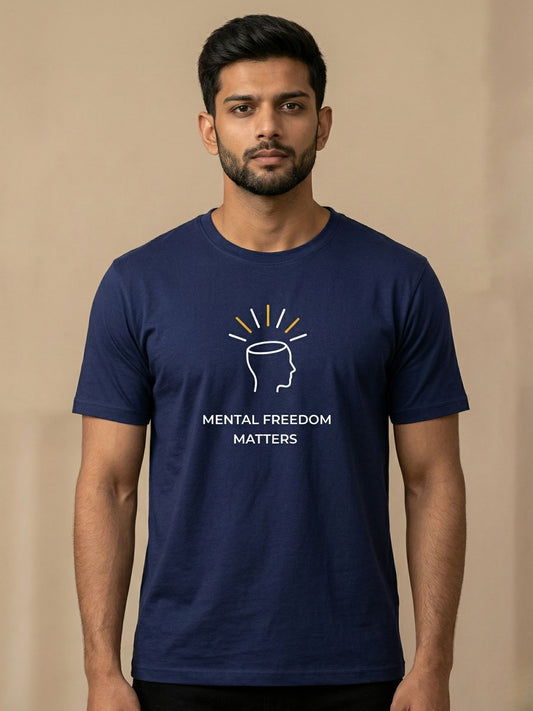 Mental Freedom Tee | Mental freedom matters | Dark Colors