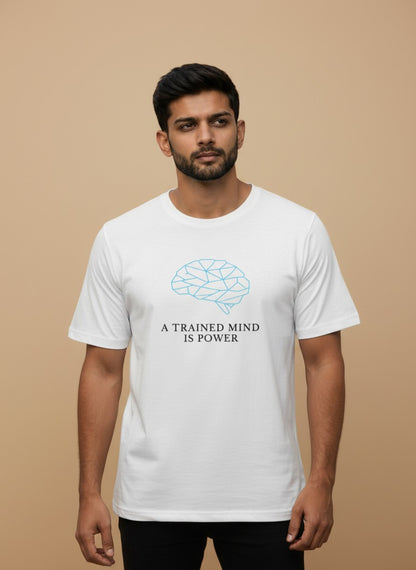 Mind Power Tee | A trained mind is power. | Light Colors