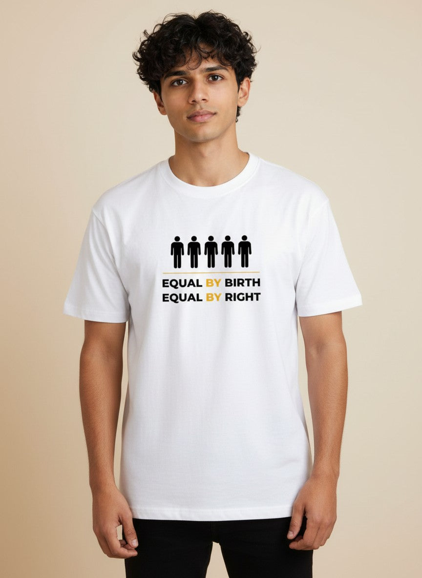 Equal By Right Tee | Equal by birth. Equal by right. | Light Colors
