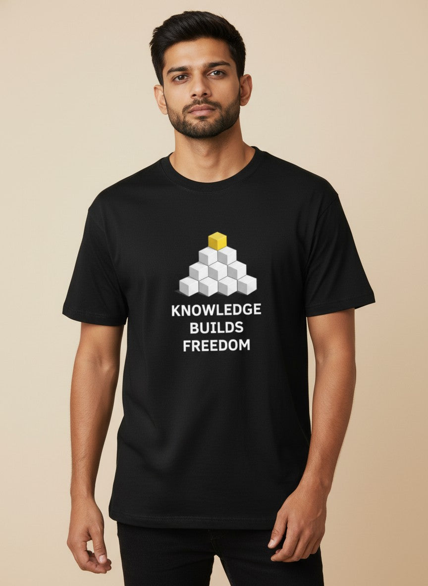 Freedom Through Knowledge Tee | Knowledge builds freedom