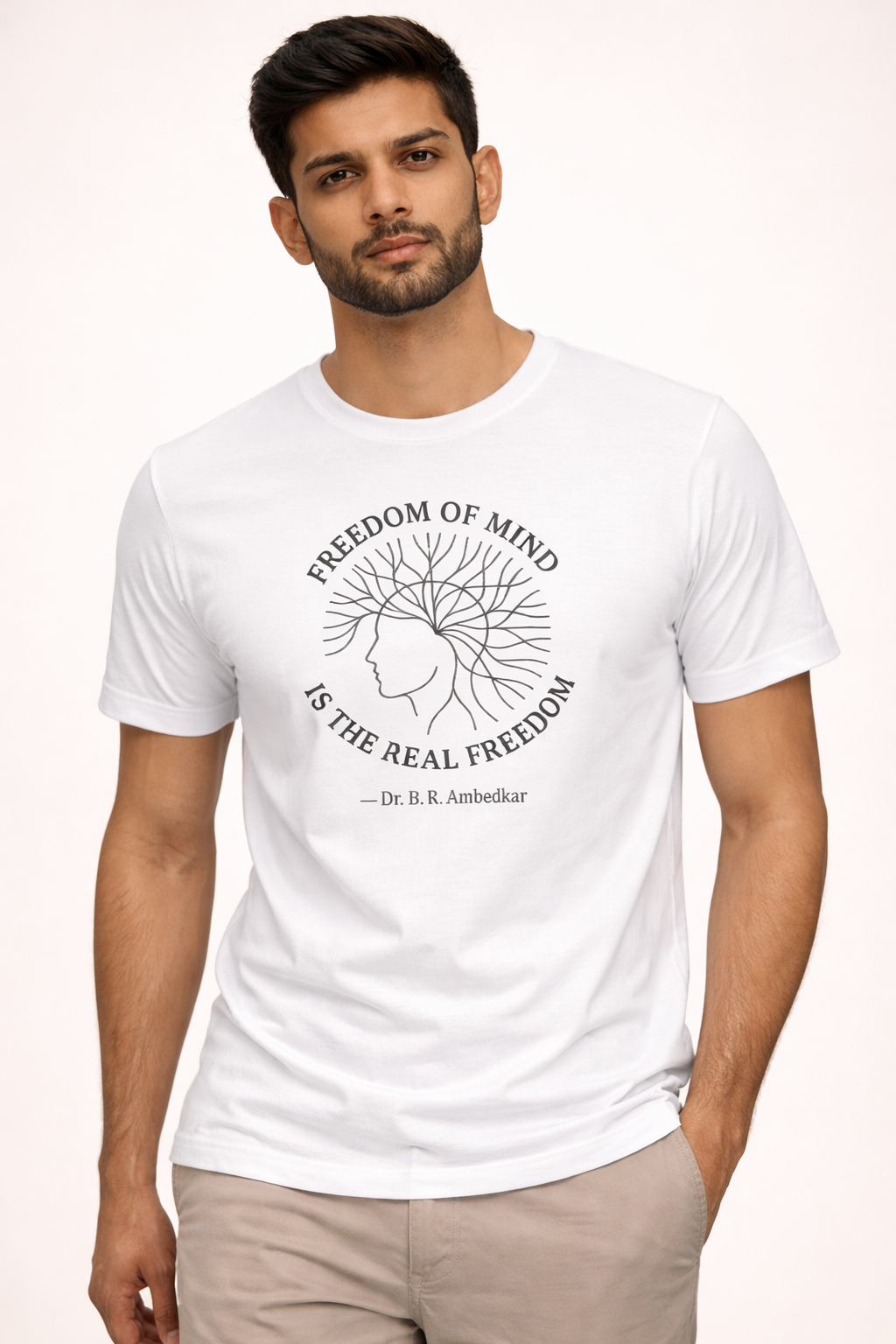 Inner Liberation Tee - FREEDOM OF MIND IS THE REAL FREEDOM