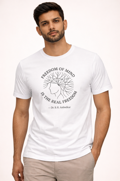 Inner Liberation Tee - FREEDOM OF MIND IS THE REAL FREEDOM