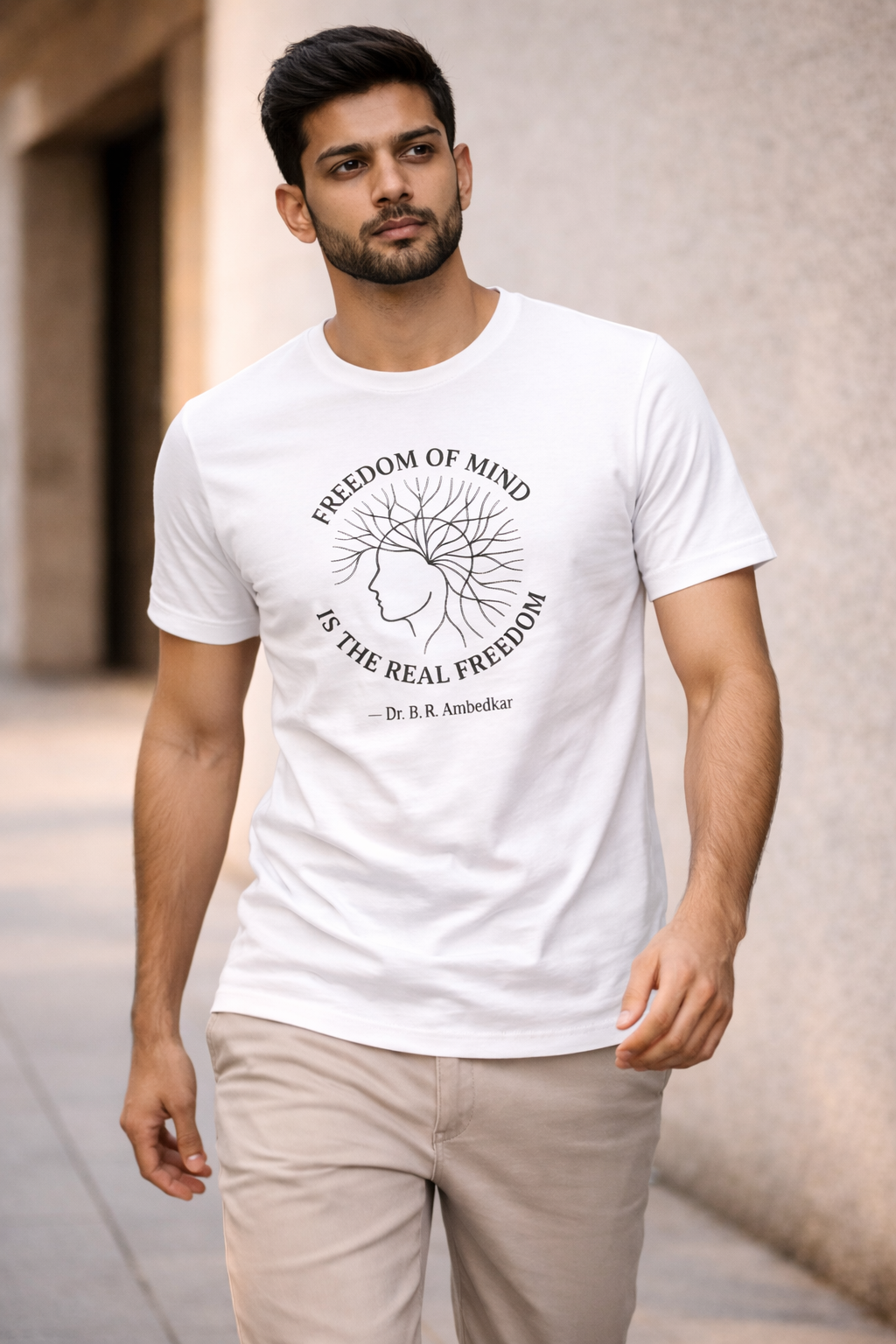 Inner Liberation Tee - FREEDOM OF MIND IS THE REAL FREEDOM