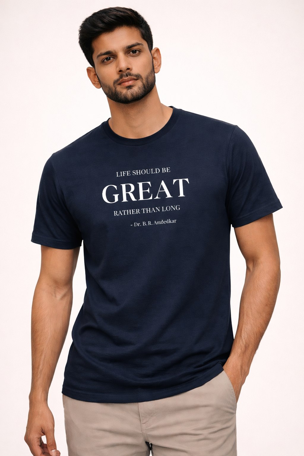 Greatness Over Time Tee - LIFE SHOULD BE GREAT RATHER THAN LONG