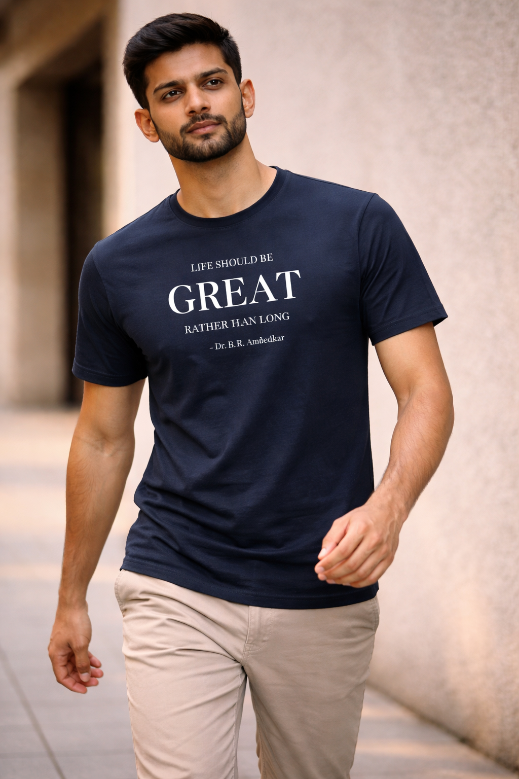 Greatness Over Time Tee - LIFE SHOULD BE GREAT RATHER THAN LONG